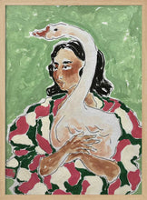 Load image into Gallery viewer, Girl With Her Duck PFY Art Print