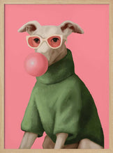 Load image into Gallery viewer, Bubblegum Pup Art Print