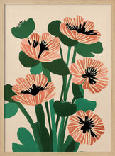 Load image into Gallery viewer, Modern Wild Poppies Art Print