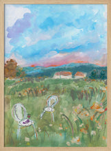 Load image into Gallery viewer, Watercolor Deep Pink Sunset PFY Art Print