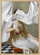 Load image into Gallery viewer, Elegant Woman Flowing Fabric PFY Art Print