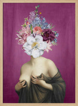 Load image into Gallery viewer, Floral Head Woman PFY Art Print