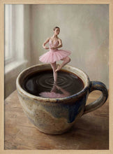 Load image into Gallery viewer, Ballerina In Coffee Cup PFY Art Print