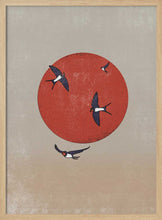 Load image into Gallery viewer, Swallows at Sunrise PFY Art Print