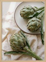 Load image into Gallery viewer, Three Fresh Artichokes PFY Art Print