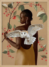 Load image into Gallery viewer, Graceful Woman Barn Owl PFY Art Print