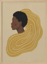 Load image into Gallery viewer, Serene Profile Swirls PFY Art Print