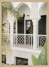 Load image into Gallery viewer, Moroccan Balcony Architecture PFY Art Print
