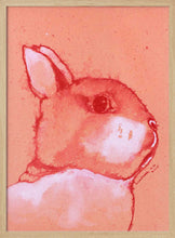 Load image into Gallery viewer, Vibrant Bunny Portrait PFY Art Print