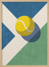 Load image into Gallery viewer, Retro Tennis Court Ball PFY Art Print