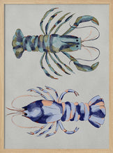 Load image into Gallery viewer, Blue Lobsters Watercolor PFY Art Print