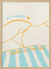 Load image into Gallery viewer, Heart Sleeps By The Sea PFY Art Print