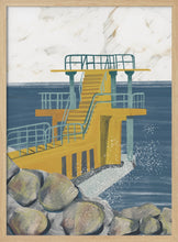 Load image into Gallery viewer, Yellow Ocean Diving Platform PFY Art Print