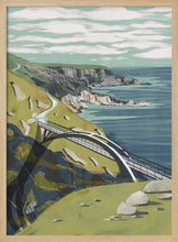 Load image into Gallery viewer, Winding Coastal Bridge Path PFY Art Print