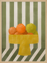 Load image into Gallery viewer, Colorful Striped Fruit Bowl PFY Art Print