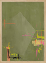 Load image into Gallery viewer, Dynamic Green Abstract PFY Art Print