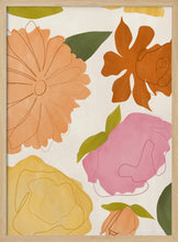 Load image into Gallery viewer, Colorful Abstract Flowers PFY Art Print