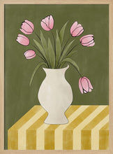 Load image into Gallery viewer, Pink Tulips Still Life PFY Art Print
