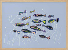 Load image into Gallery viewer, Colorful School of Fish PFY Art Print