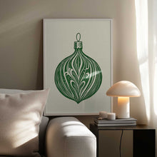 Load image into Gallery viewer, Woodcut Bauble PFY Art Print