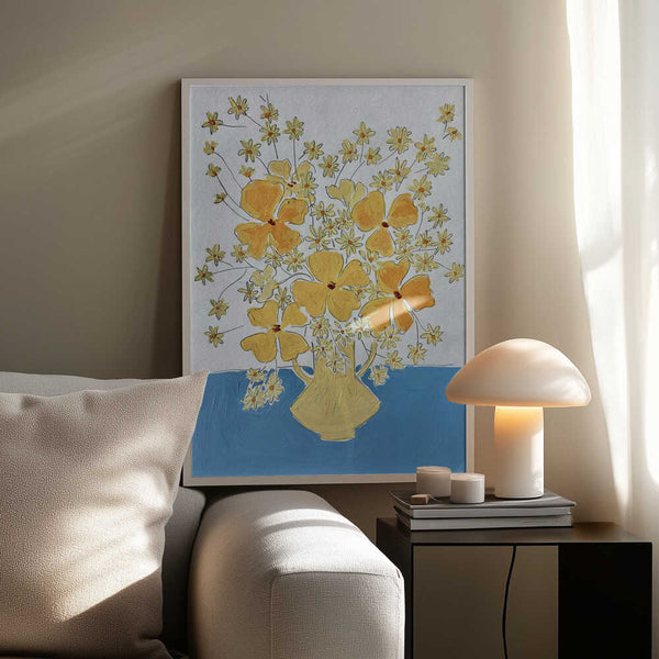 Sunny Flowers PFY Art Print