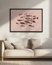 Load image into Gallery viewer, Vibrant Swimming Fish PFY Art Print
