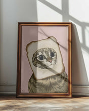 Load image into Gallery viewer, Bread Meme Cat PFY Art Print