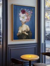 Load image into Gallery viewer, Floral Nude Portrait PFY Art Print