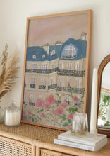 Load image into Gallery viewer, Sunset Over Paris Buildings PFY Art Print