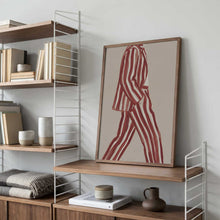 Load image into Gallery viewer, Red Striped Suit PFY Art Print