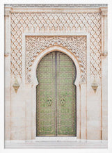 Load image into Gallery viewer, Ornate Moroccan Green Door PFY Art Print
