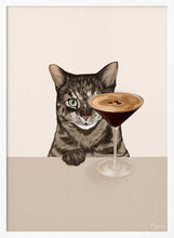Load image into Gallery viewer, Curious Cat Coffee Martini PFY Art Print