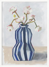 Load image into Gallery viewer, Flowers in a Striped Vase II PFY Art Print