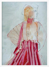 Load image into Gallery viewer, Woman in Red PFY Art Print