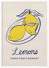 Load image into Gallery viewer, Lemons Paris Fruit Market PFY Art Print