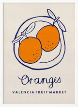 Load image into Gallery viewer, Oranges Valencia Fruit Market PFY Art Print
