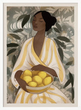 Load image into Gallery viewer, Citrus Garden Woman PFY Art Print