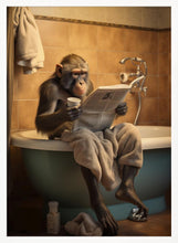 Load image into Gallery viewer, Monkey In the Bathroom PFY Art Print