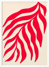 Load image into Gallery viewer, Red Silhouette Textured Branch PFY Art Print