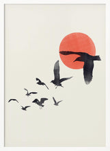 Load image into Gallery viewer, Flying Birds and Moon PFY Art Print