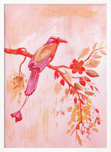 Load image into Gallery viewer, Gentle Pink Bird Branch PFY Art Print