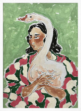 Load image into Gallery viewer, Girl With Her Duck PFY Art Print