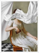 Load image into Gallery viewer, Elegant Woman Flowing Fabric PFY Art Print