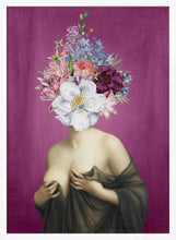 Load image into Gallery viewer, Floral Head Woman PFY Art Print