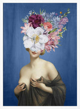 Load image into Gallery viewer, Floral Nude Portrait PFY Art Print