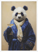 Load image into Gallery viewer, Panda In Blue Velvet Robe PFY Art Print