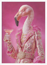 Load image into Gallery viewer, Flamingo In a Disco Jumpsuit PFY Art Print