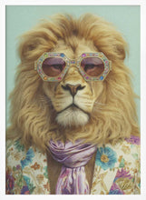 Load image into Gallery viewer, Groovy Lion PFY Art Print