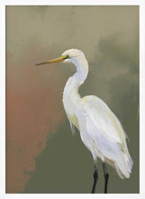 Load image into Gallery viewer, Handpainted Heron oil painting PFY Art Print