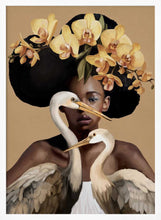 Load image into Gallery viewer, Orchid Woman With Egrets PFY Art Print